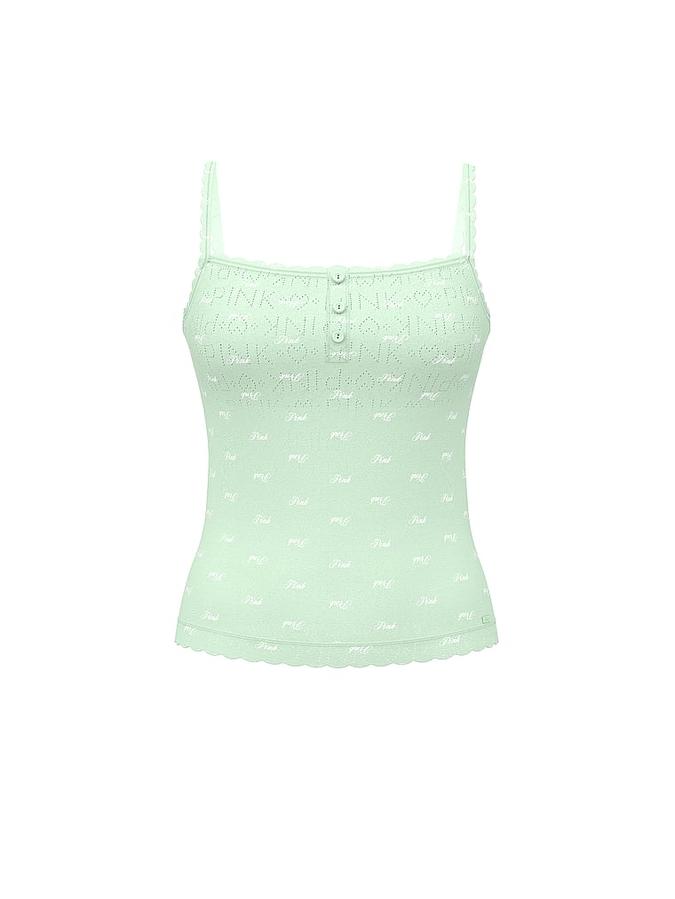 Pointelle Henley Cami image number 2