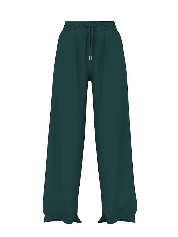 Ivy Fleece Wide-Leg Split-Hem Sweatpants image number 2