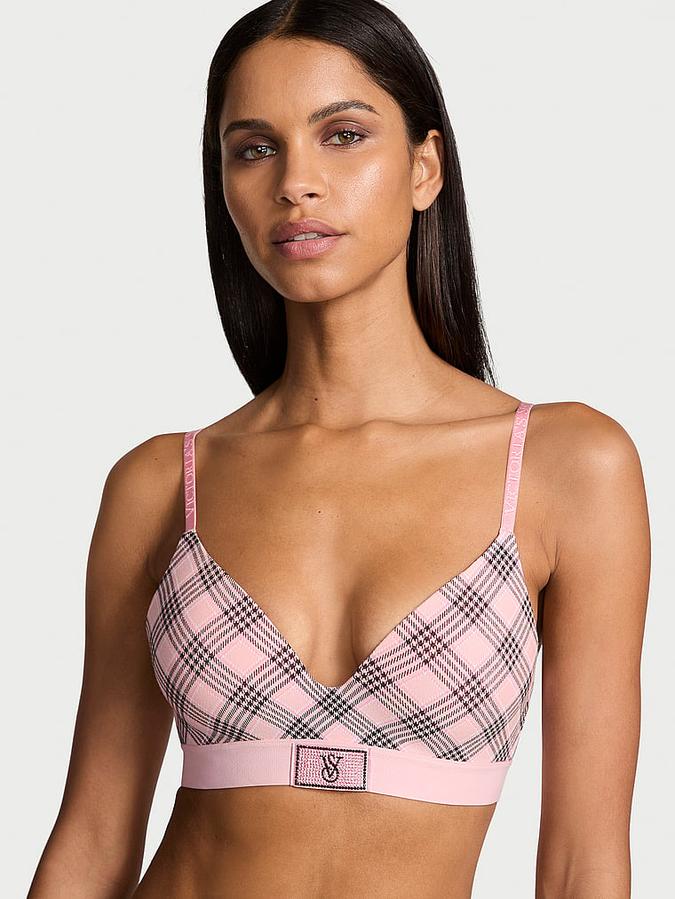 Shine Patch Lightly Lined Wireless Bra image number 0