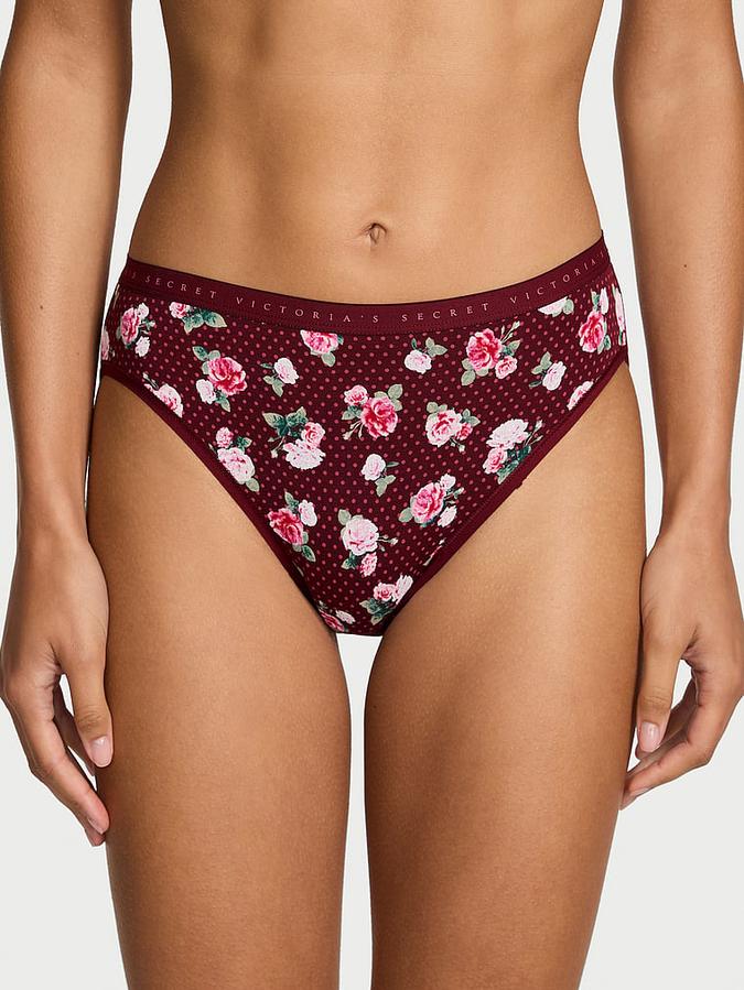 Stretch Cotton High-Leg Brief Panty