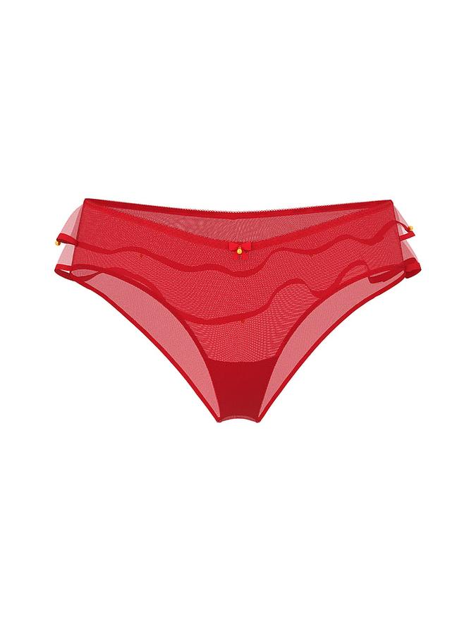 Jingle Belle Ruffled Mesh Cheeky Panty image number 2