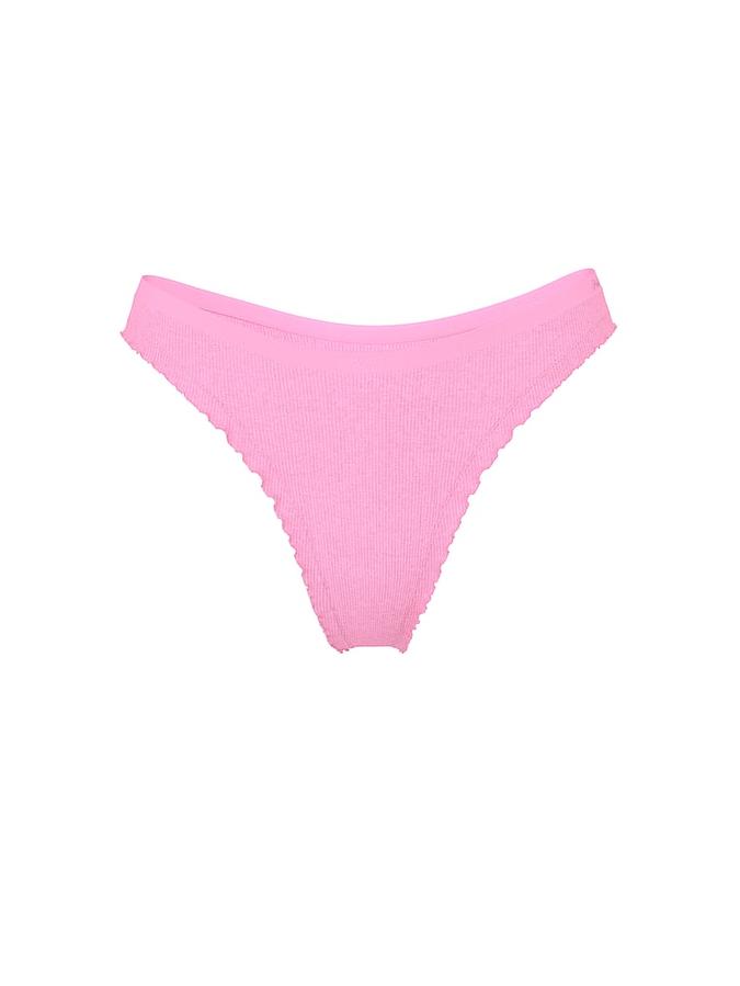 Seamless High-Leg Thong Panty image number 2