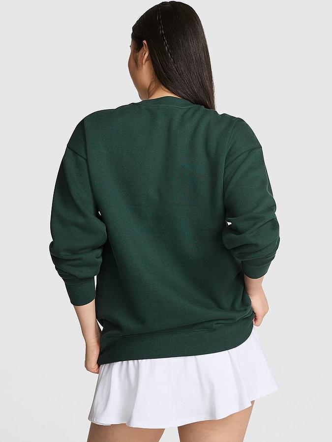 Ivy Fleece Oversized Crew Sweatshirt