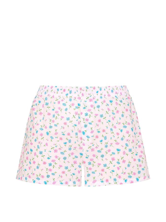 Cotton Boxy Pajama Shorts image number 2