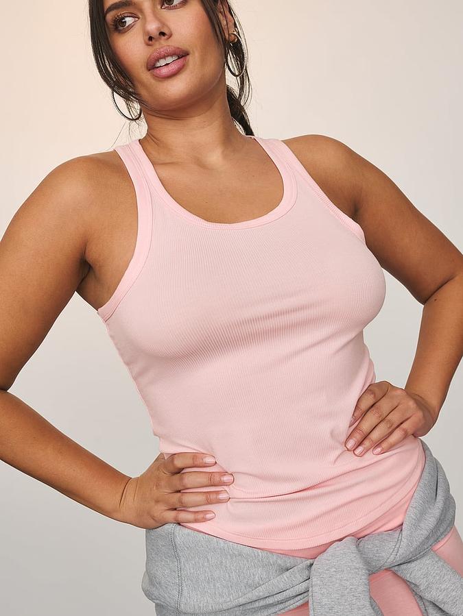 VS Iconic Rib Racerback Tank Top image number 2