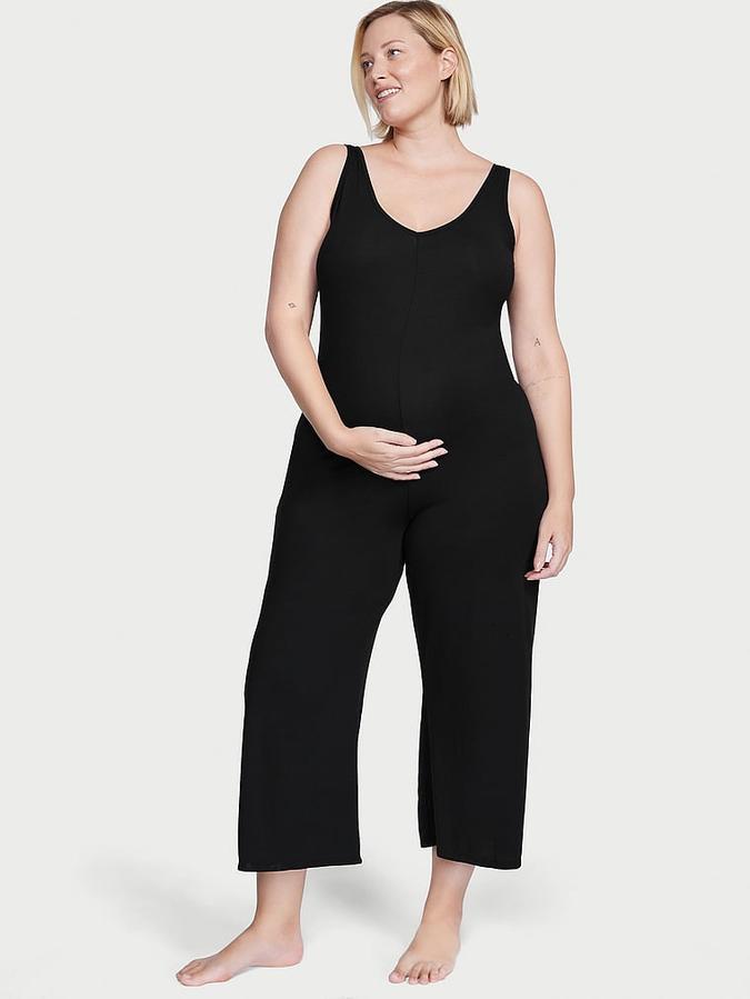 Modal V-Neck Jumpsuit