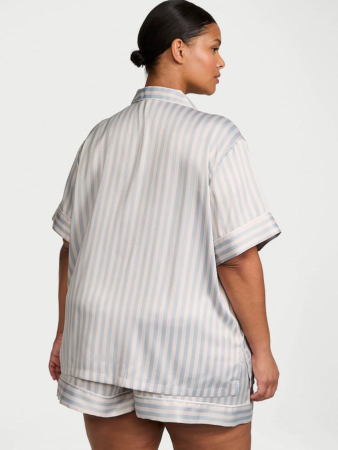 Glazed Satin Short Pajama Set