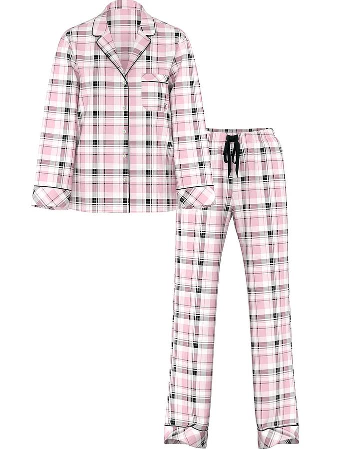 Flannel Long Pajama Set image number 2