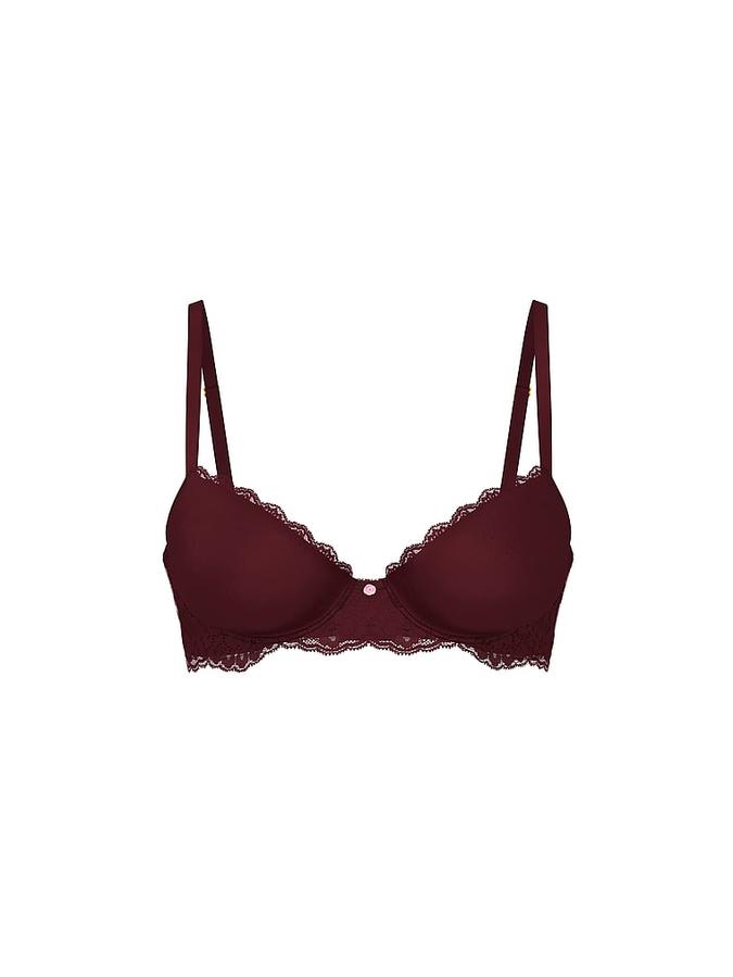 Smooth & Lace Lightly Lined Demi Bra image number 2