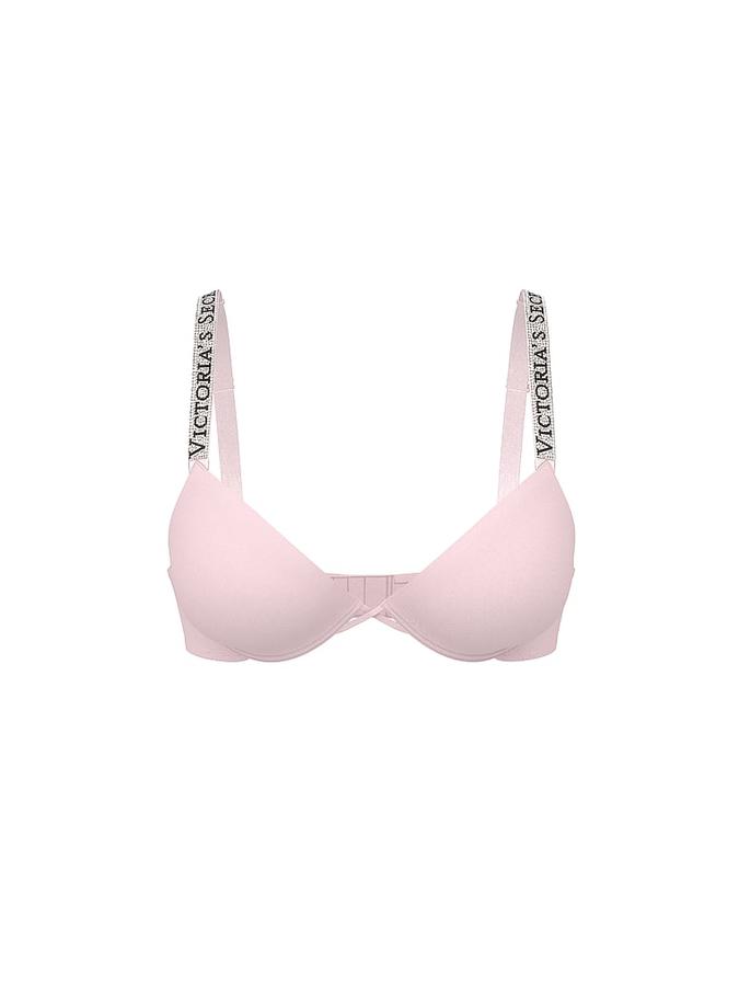 Logo Shine Strap Push-Up Bra image number 2