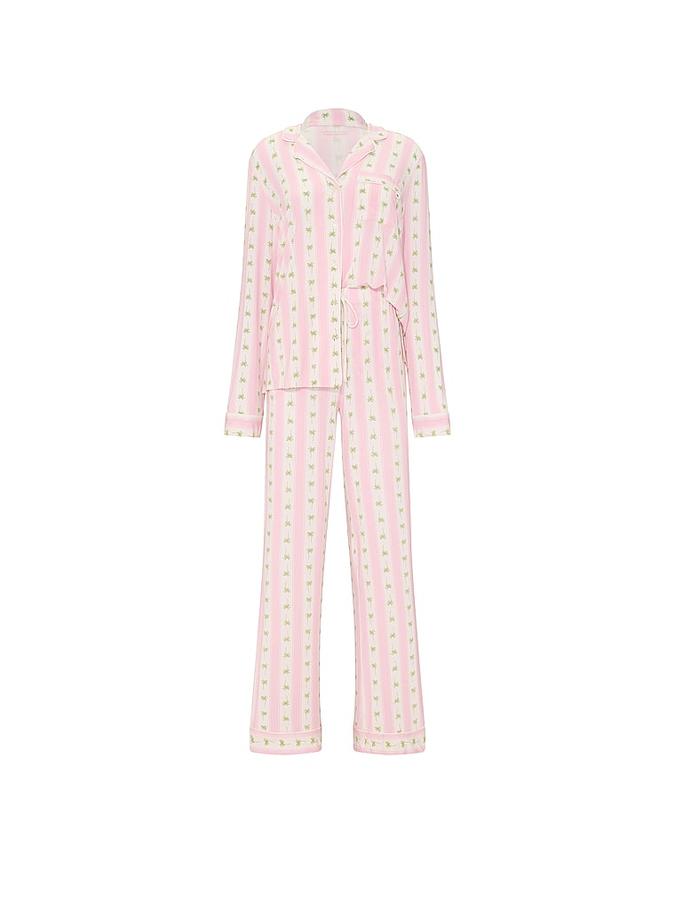 SoSoft&trade; Modal Long Pajama Set image number 2