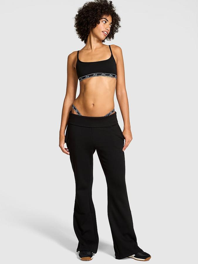 Ivy Fleece Foldover Flare Sweatpants image number 0