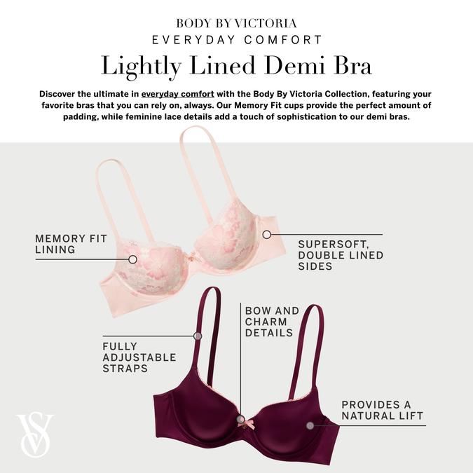 Lightly Lined Smooth Demi Bra image number 3