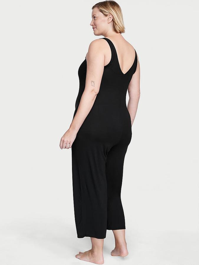Modal V-Neck Jumpsuit