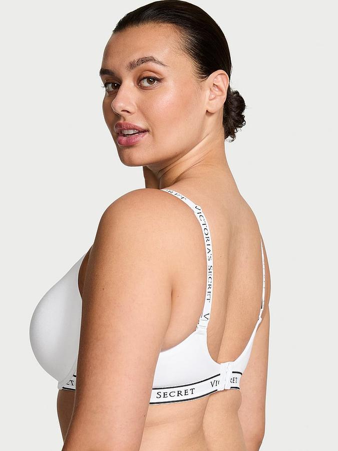 Lightly Lined Cotton Demi Bra image number 1