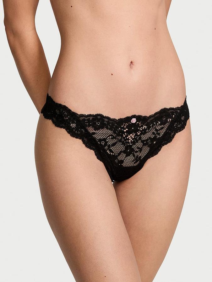 Lace Thong Panty image number 0
