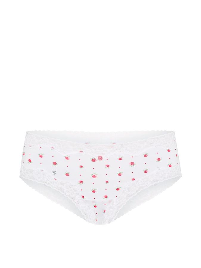 Cotton Lace-Waist Cheeky Panty image number 2