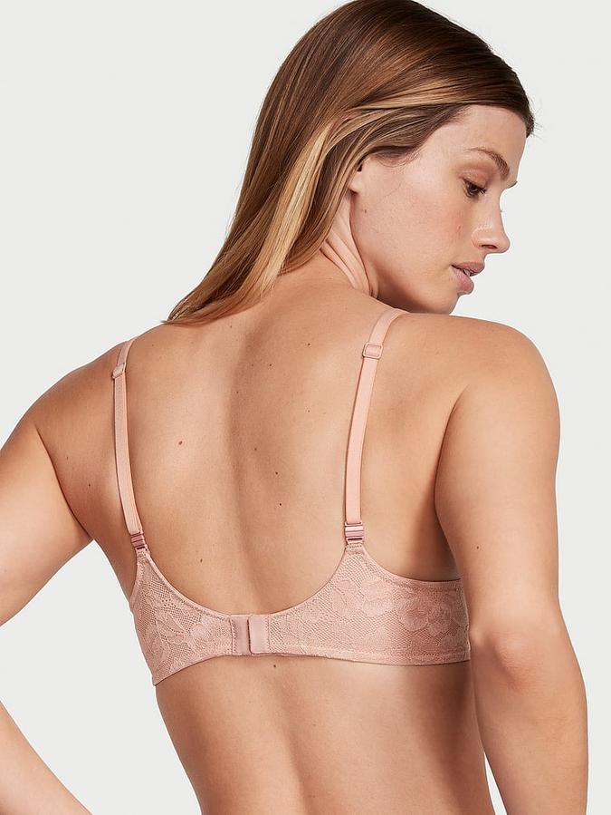 Invisible Lift Unlined Lace Demi Bra image number 1