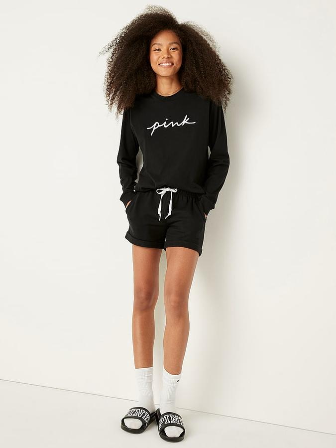 4.25" Rolled Hem Sweat Shorts