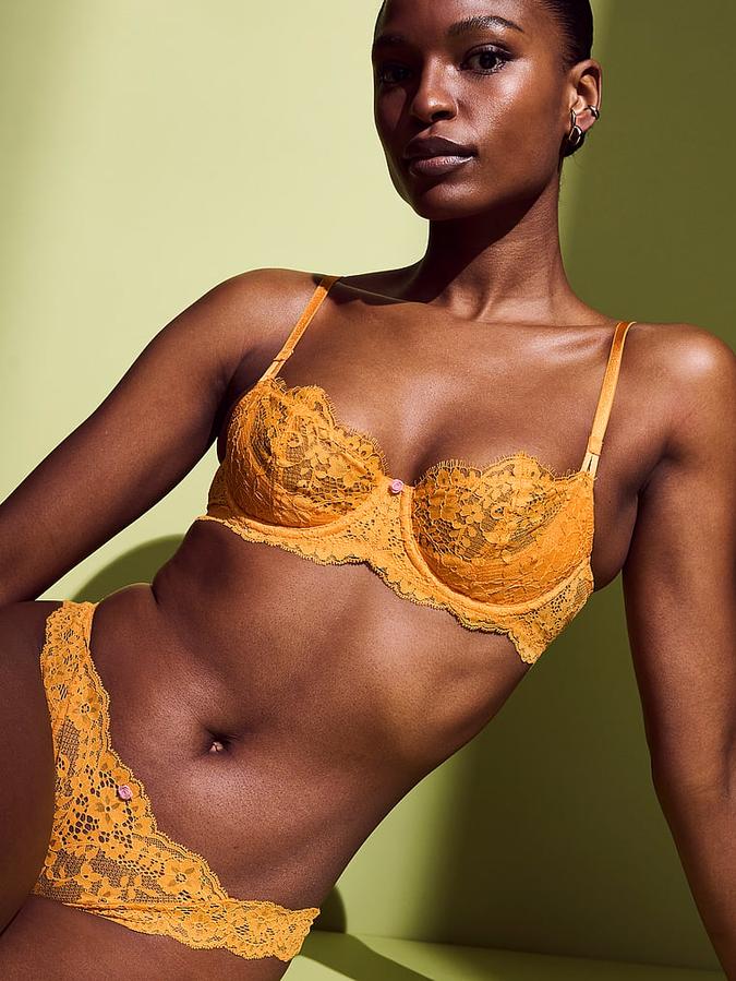 Wicked Unlined Lace Balconette Bra image number 3
