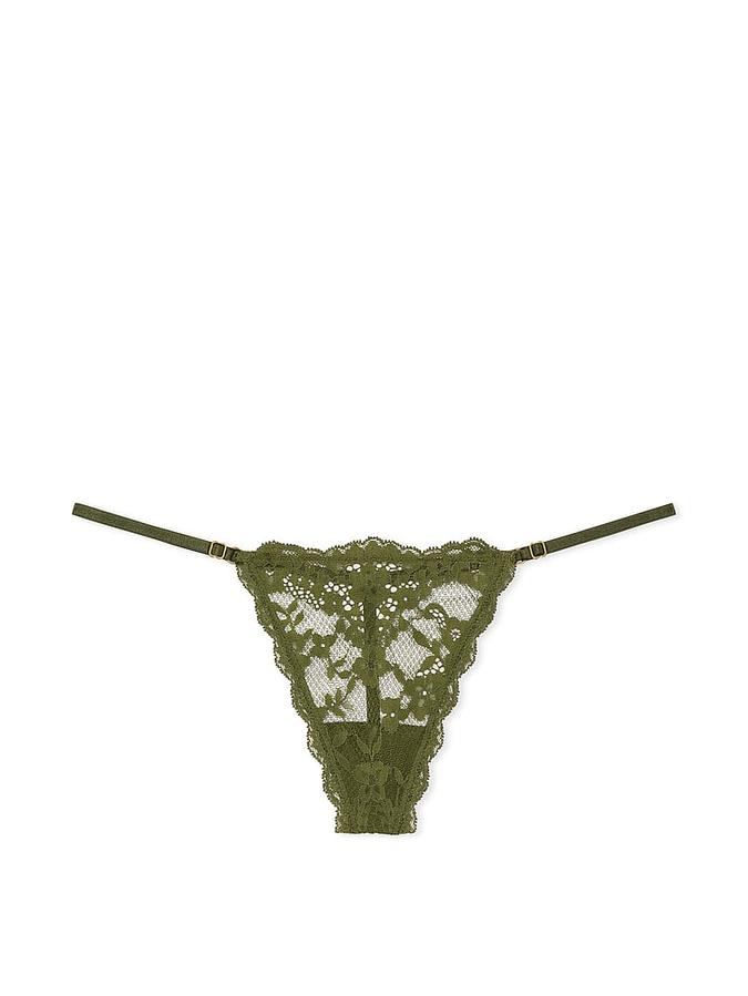 Lace Adjustable V-String Panty image number 0