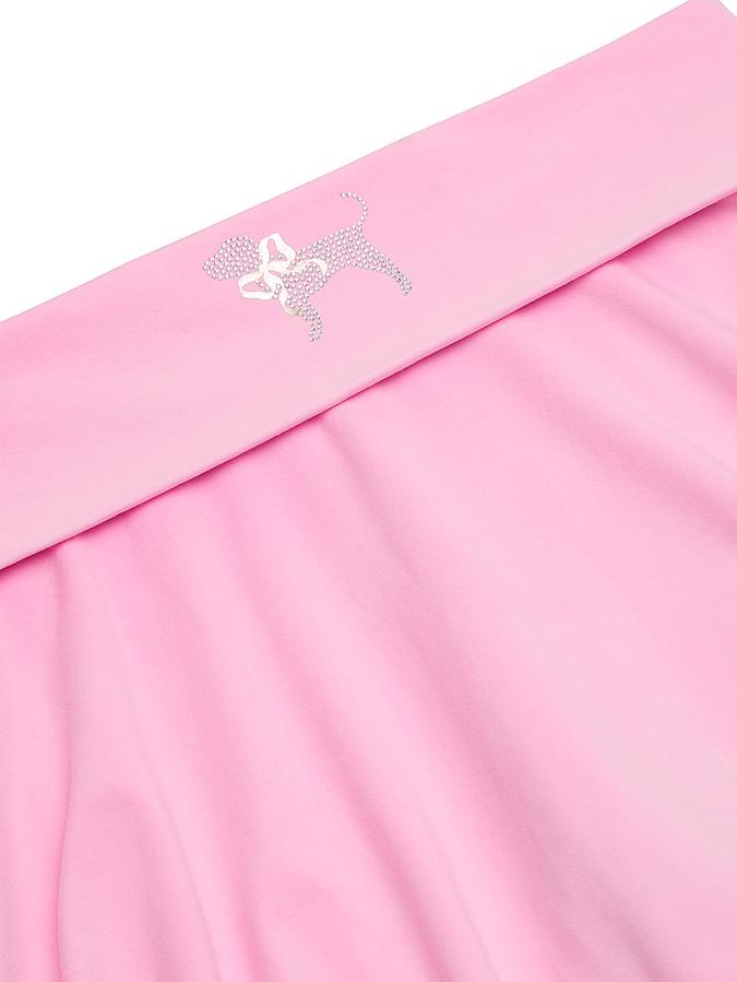 PINK x LoveShackFancy Cotton Foldover Flirty Skirt image number 3