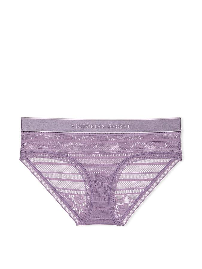 Logo Lace Hiphugger Panty