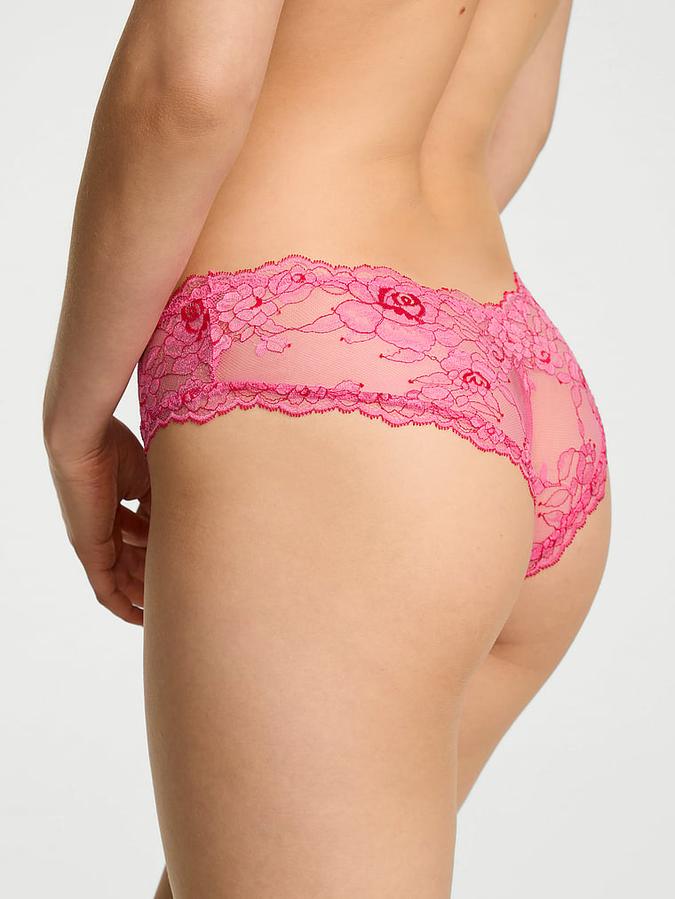 Rose Lace High-Leg Cheeky Panty