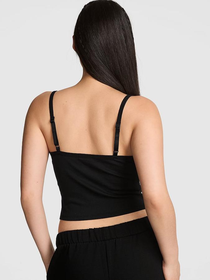 Cotton Henley Cami image number 1