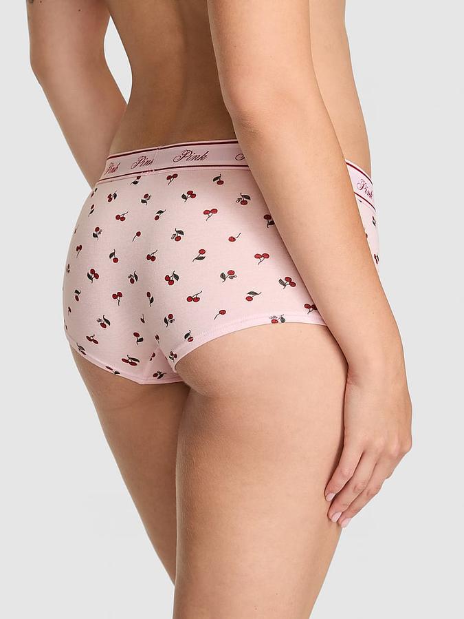 Logo Cotton Boyshort Panty image number 1