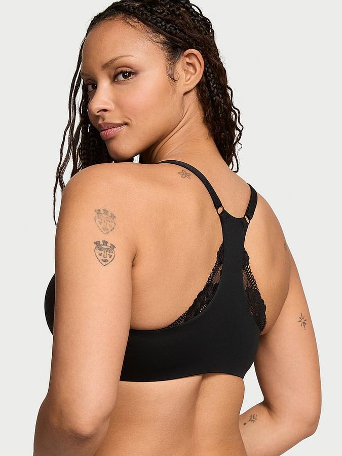 Perfect Shape Lace Racerback Push-Up Bra image number 1