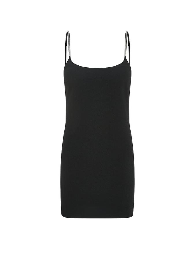 Shine Strap Push-Up Short Slip Dress image number 2