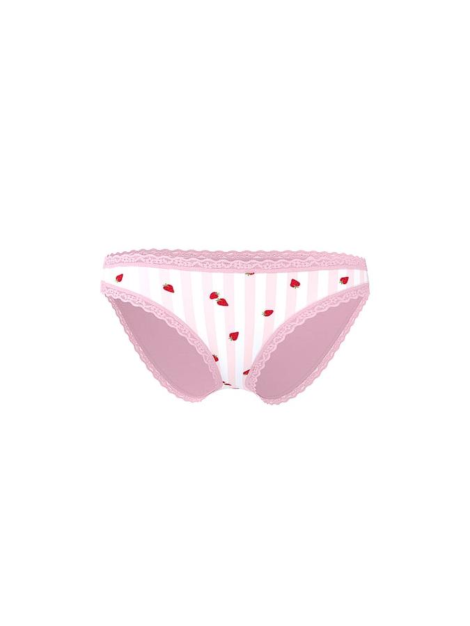 Cotton Lace-Waist Bikini Panty image number 2