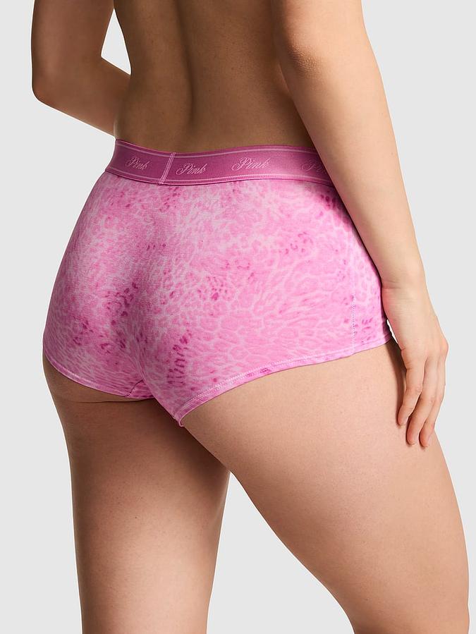 Logo Cotton Boyshort Panty
