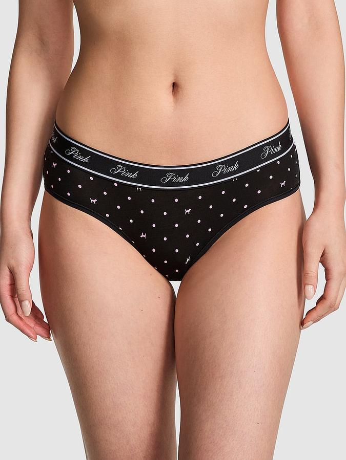 Logo Cotton Hiphugger Panty