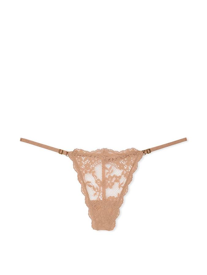 Lace Adjustable V-String Panty image number 0
