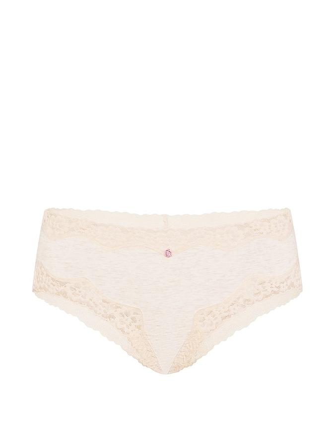 Cotton Lace-Waist Cheeky Panty image number 2