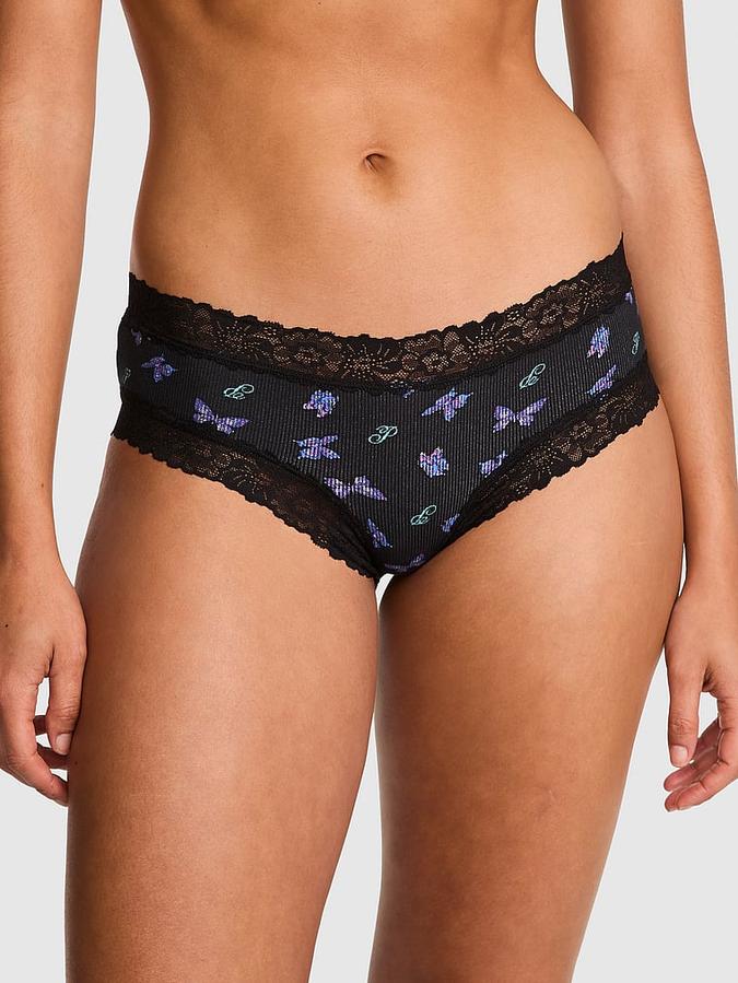 Wink Lace-Trim Cheeky Panty