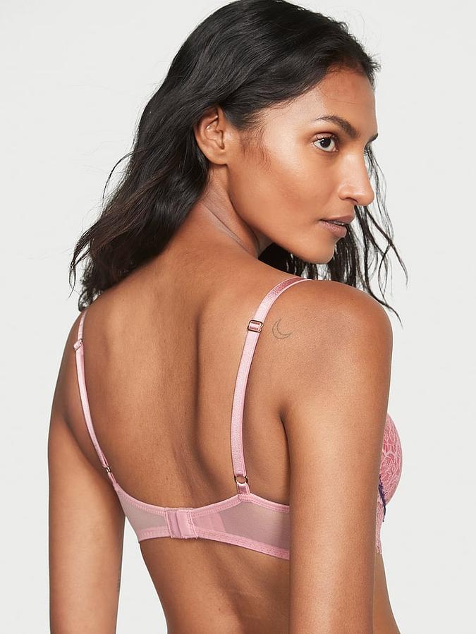 Lightly Lined Ribbon Slot Demi Bra image number 1