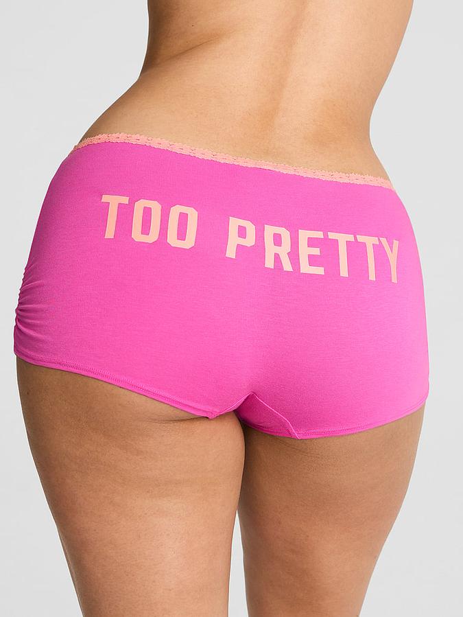 Cotton Dorm Boyshort Panty