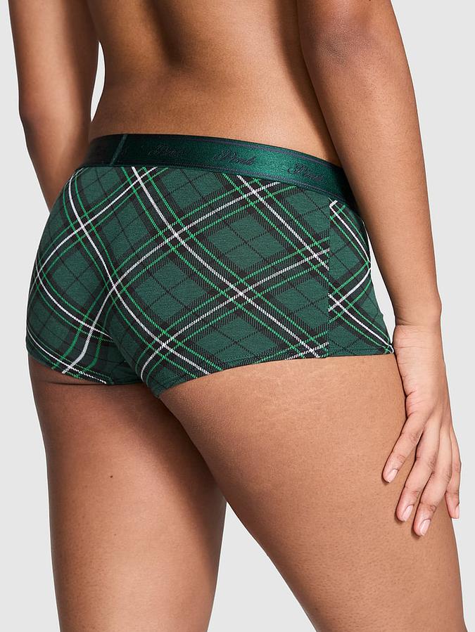 Logo Cotton Boyshort Panty image number 1
