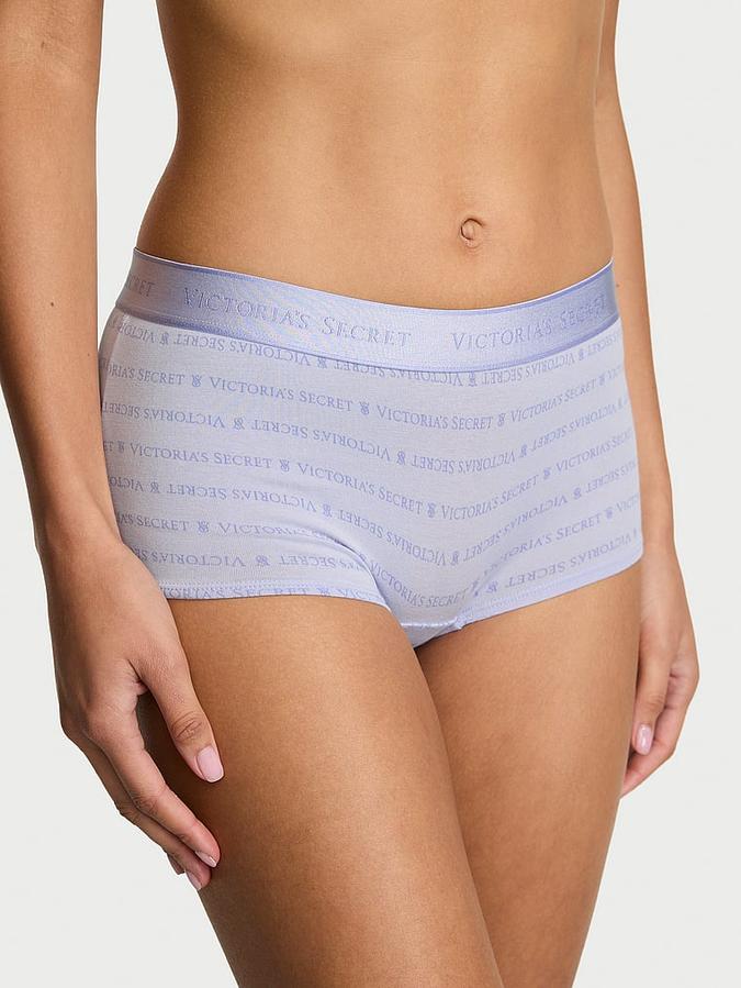 Logo Cotton Boyshort Panty