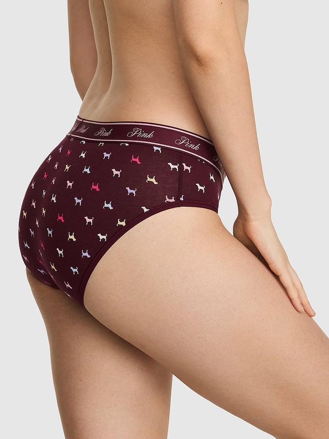 Logo Cotton Hiphugger Panty