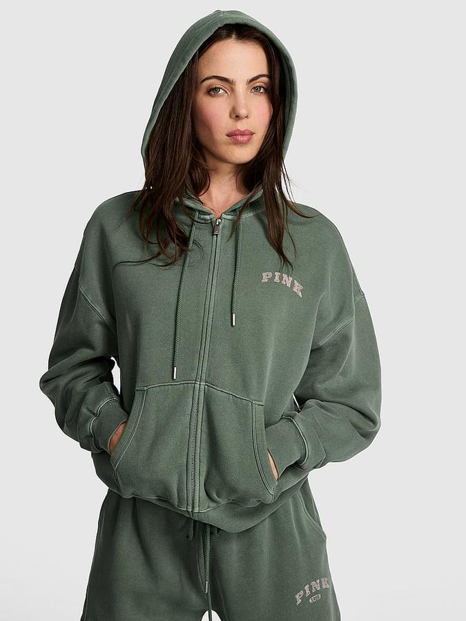 Ivy Fleece Campus Full-Zip Hoodie image number 0