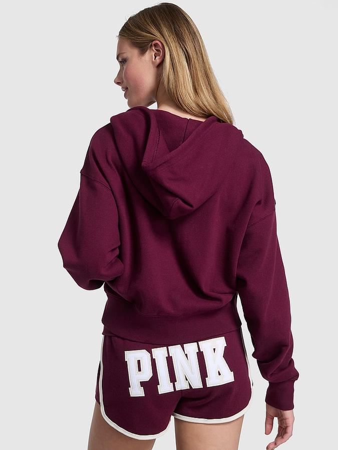 Ivy Terry Shrunken Full-Zip Hoodie image number 1