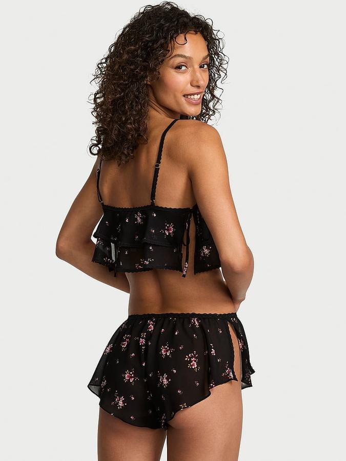 Wisteria Sheer Chiffon Flutter Cami Set image number 1