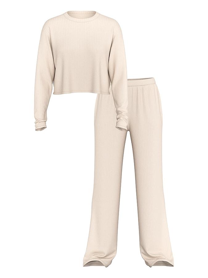 Modal Wide-Rib Long Lounge Set image number 2