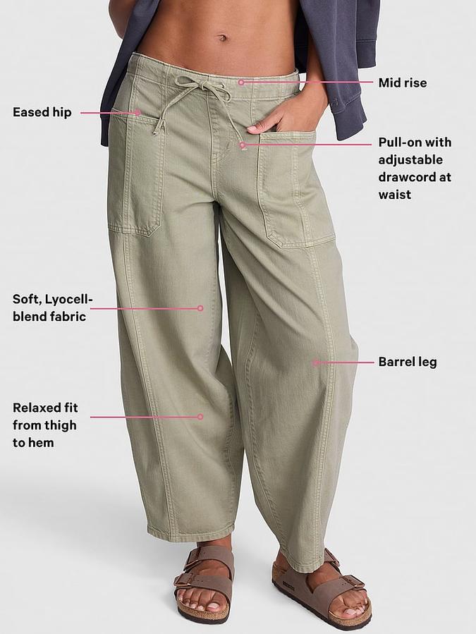 Take It Easy Pull-On Barrel Pants image number 2