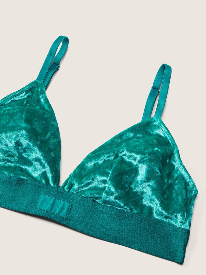 Velvet Triangle Bralette image number 3