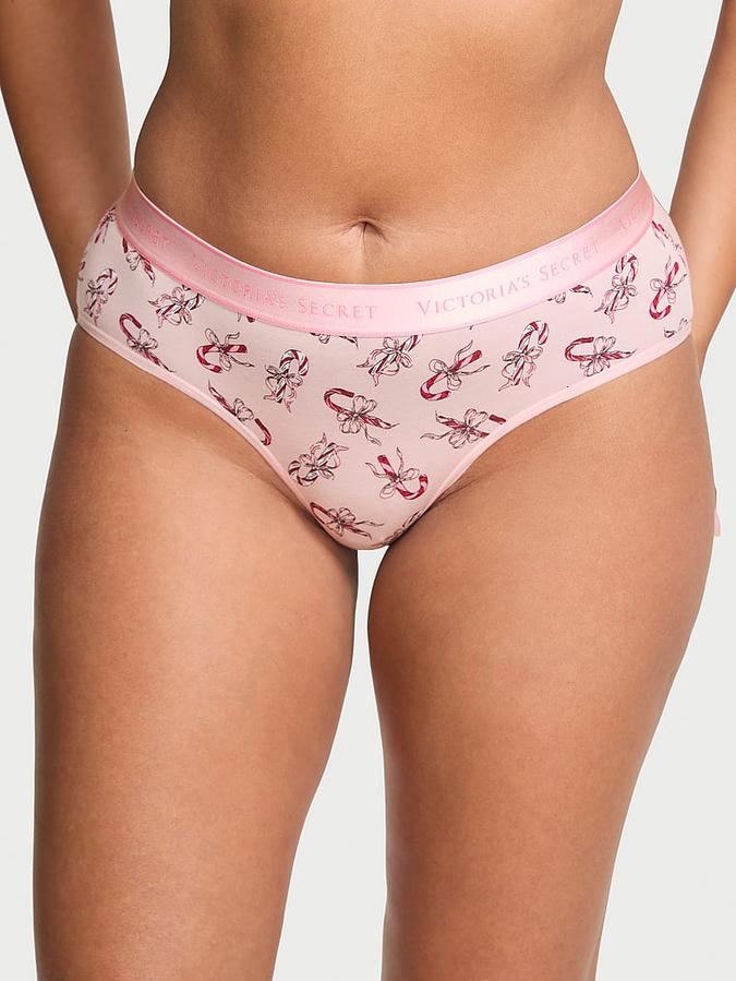 Logo Cotton Hiphugger Panty